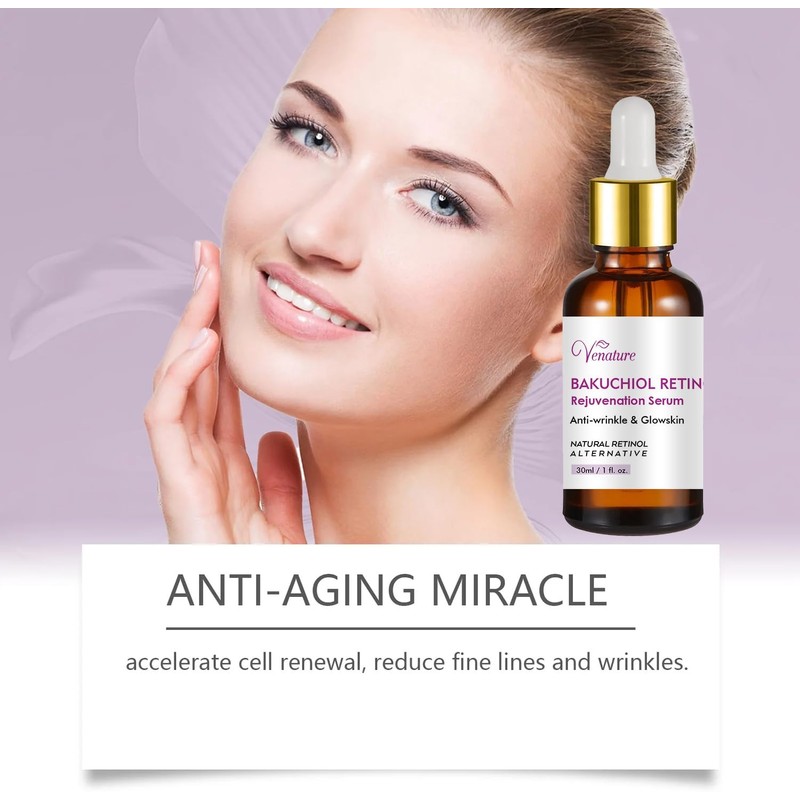 Suero Rejuvenecedor con Retinol Bakuchiol