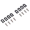 8pcs Metal Front Rear Bumper Trailer Hook for 1/24 RC
