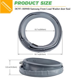 WF42H5000AW/A2 WF42H5200AW/A2 DC97-18094B Washer Rubber Door Seal Gasket