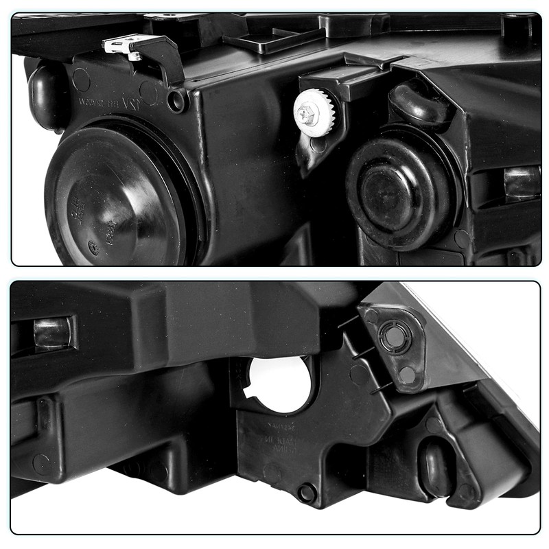 TUSDAR Projector Headlight Assembly Set for 2010 2011 2012 Ford