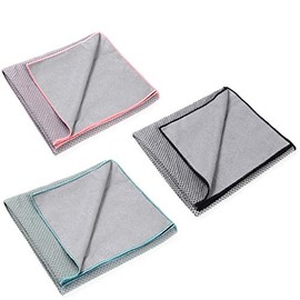 ohplus (o-eitipurasu) Yoga Towel yogaragu Absorbent Fast Drying with Anti-Slip [Mesh Bag with]
