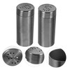 IWOWHERO 2Pcs Stainless Steel Kitchen Spice Portable Condiment Dispenser for