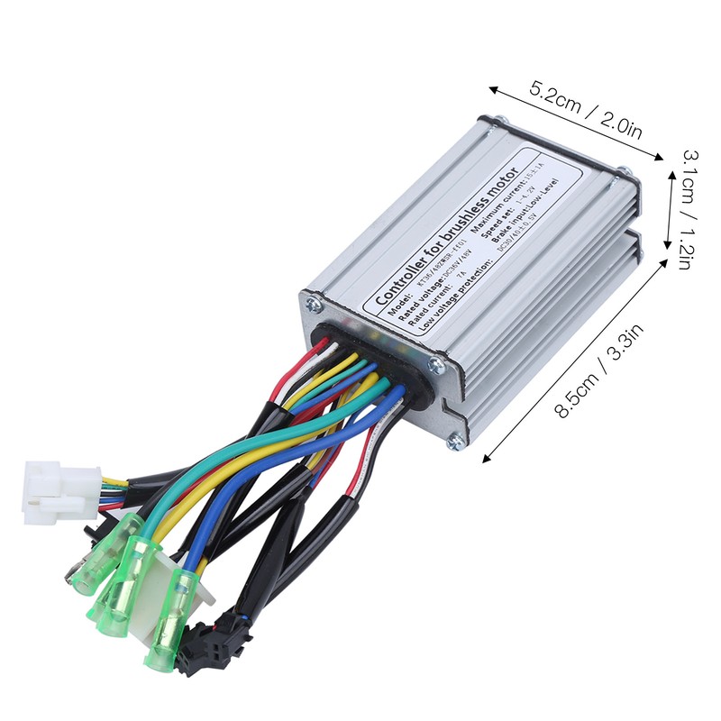 36V/48V 250W Electric Motor Brushless 7A Controller with KT‑900S LED