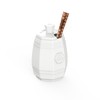 Prepara Ceramic Honey Pot and Dipper Set, Wood/Silicone