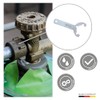Gas Bottle Key - Made in Germany - Stainless Steel