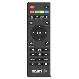 NEUMI Replacement Remote Control for Atom Series Digital Media Players, Full Control Design, Works with Atom HD, 4K, 4K Lite, Cast Models