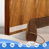 NABOWAN 32" Weighted Under Door Draft Stopper -Triangular Door Draft