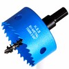 2-3/4 Inch Hole Saw, 70mm HSS Bi-Metal Hole Cutter with