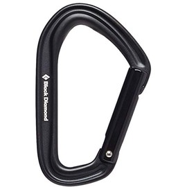 Black Diamond BD10076 Hot Forge Straight Gate, Black