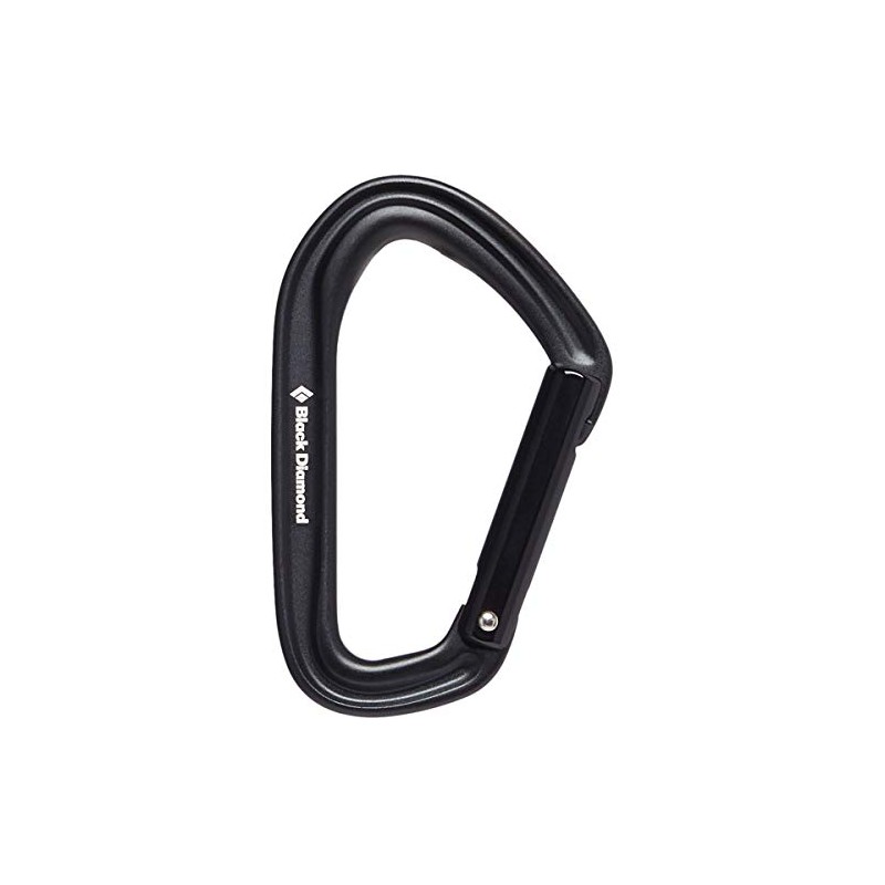Black Diamond BD10076 Hot Forge Straight Gate, Black