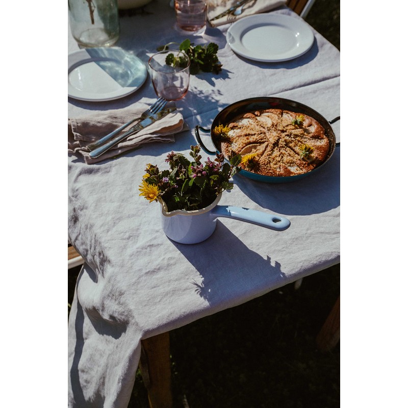 Riess Blue Enamel Milkpan 0.5 L Kitchen Cooking Utensil