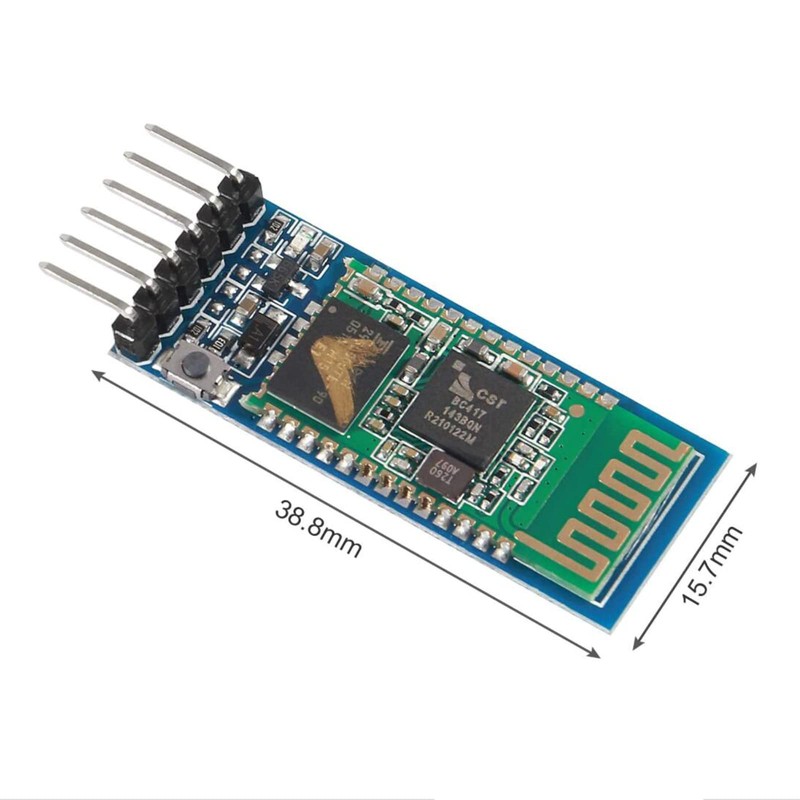 AEDIKO 2pcs HC-05 Wireless Bluetooth RF Transceiver Master Slave Integrated