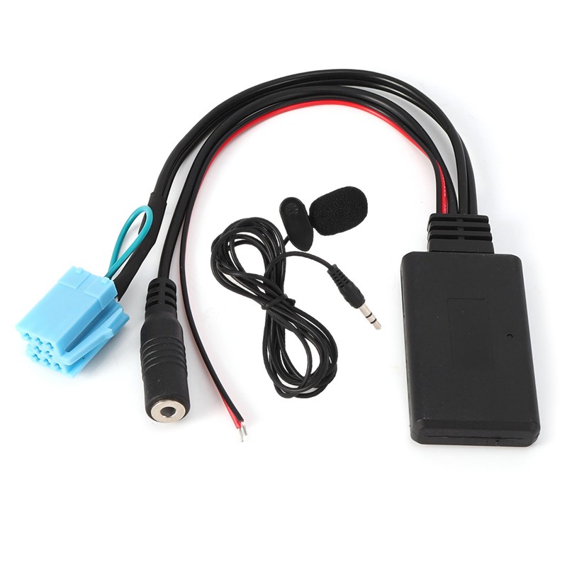 8Pin Bluetooth AUX IN Cable Adapter with Microphone Handsfree Calling