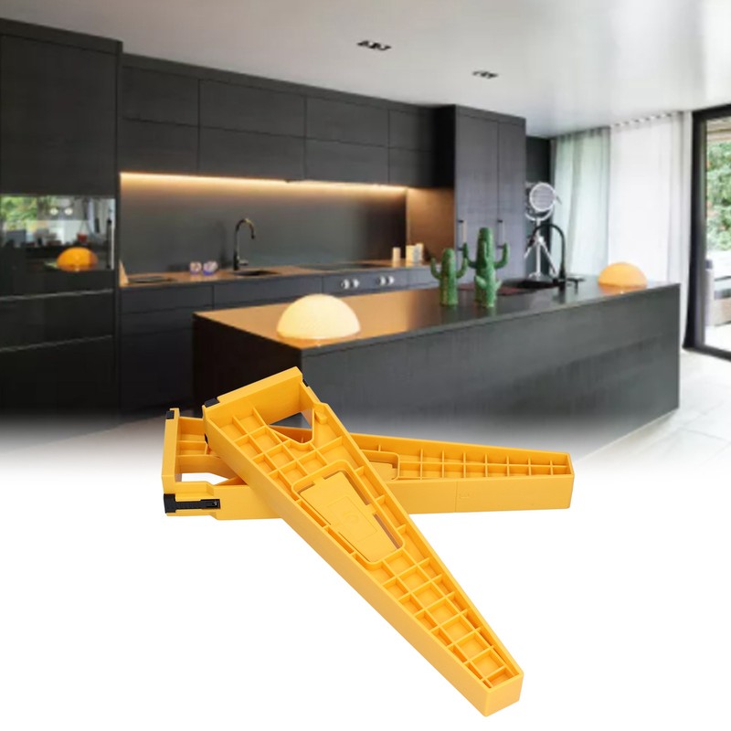 2Pcs Drawer Slide Jig ABS Cabinet Installation Aid Mounting Tool