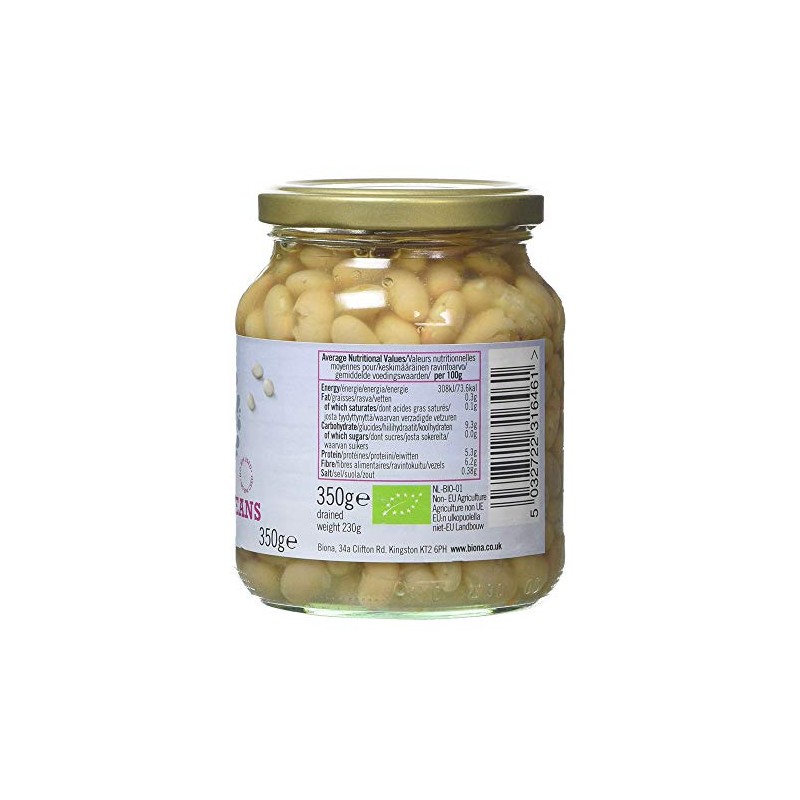 Biona Organic Haricot Beans, 350 g