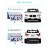 License Plate Anti Rattle Pads 2 Pack - EVA Foam