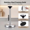MULIRE Stainless Steel Paper Towel Holder Countertop with Tension Arm