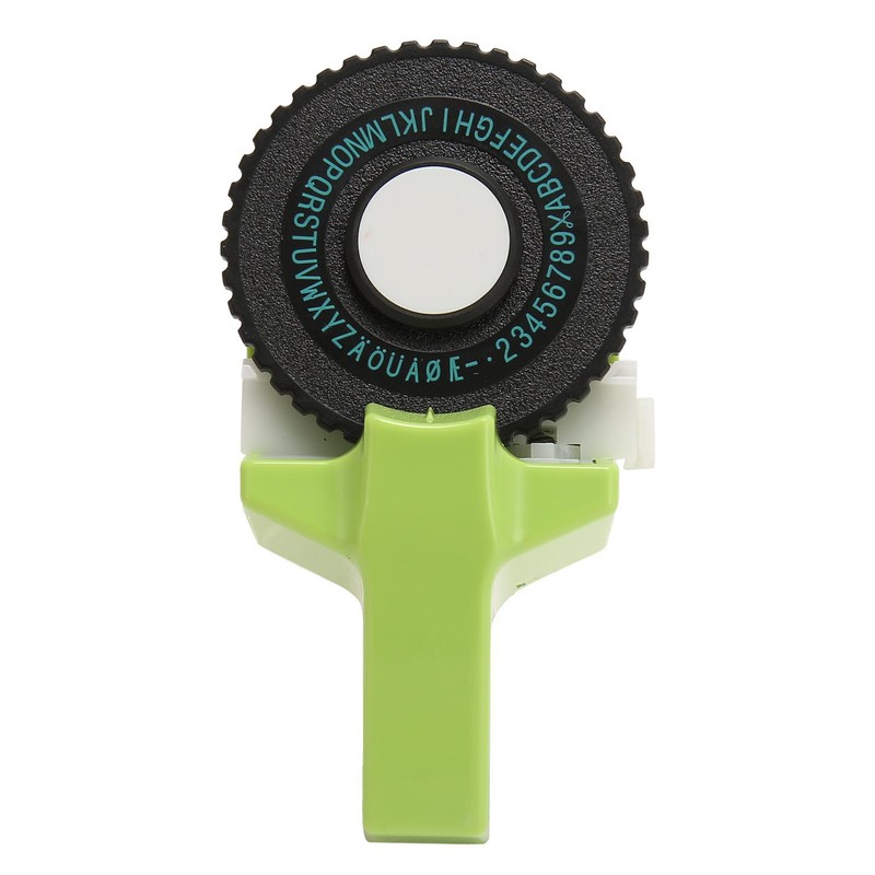 Embossing Label Maker Green Easy Operation Ergonomic Design Portable Label