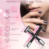 Cateye Magnet 2 Stück Nagelmagnet 5 In 1 Cat Eye