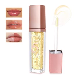 Lip Plumper Lip Gloss,Plumping Lip Oil,Moisturizing Plumping Lip Gloss,Hydrating Plumping Lip Maximizer for Fuller Softer Lips