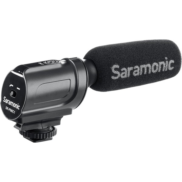 Sarmonic Video Microphone, SR-PMIC1 Shotgun Mic with 3.5 mm Jack,