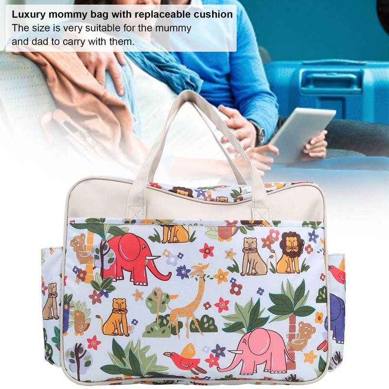 Mummy Messenger Bag Multifunctional Maternity Handbag Polyester Pregnant Women Diaper