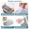 Cat Bathing Bag, Breathable Mesh Cat Shower Bag Anti Scratch