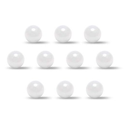 sourcing map 2.5 mm Ceramic Bearing Balls, ZRO2 Zirconia Ball G10 Precision Pack of 10