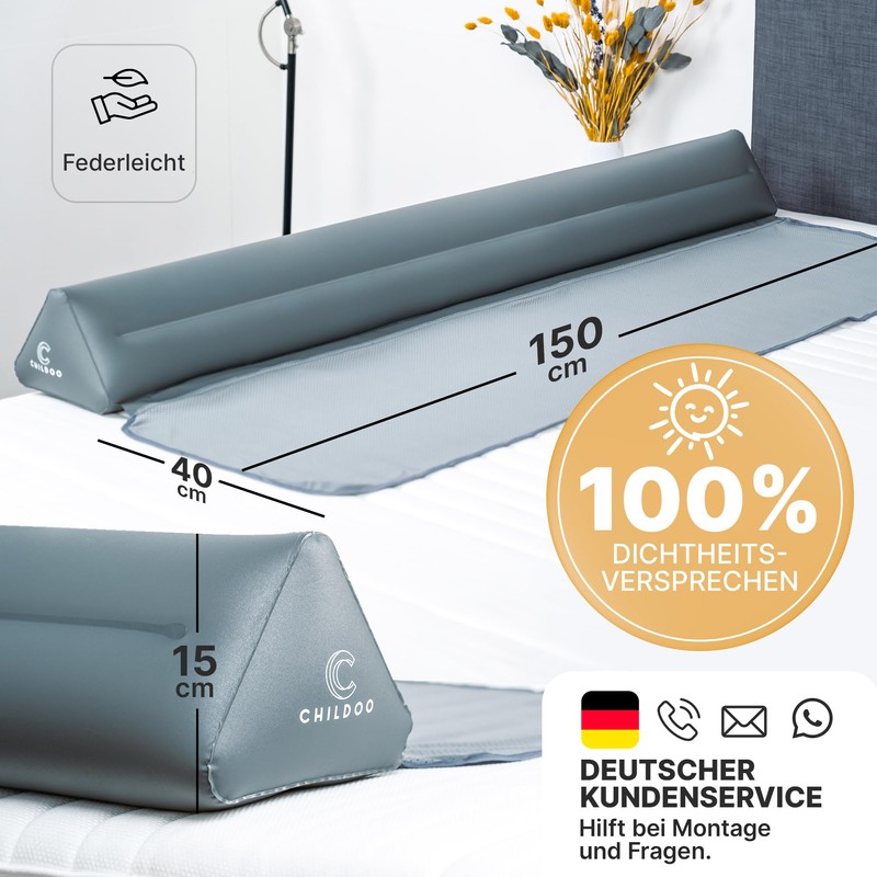 CHILDOO Inflatable Fall Protection Bed Travel for Children and Babies