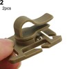 2-Pack Rotatable MOLLE Hydration Tube Clips for 20/25 mm Webbing,
