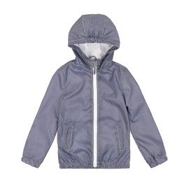 SNOW DREAMS Boys Waterproof Rain Jacket Windbreaker Lightweight Coat Kids Raincoat Outerwear Blue Plaid Size 14