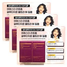 Esther Formula Yeo Esther Liposome Glutathione Ultra 9X Film 370mg x 42 sheets x 3 sets / 여에스더 리포좀 글루타치온 울트라 9X 필름 370mg x 42매 x 3세트