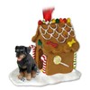 Rottweiler Dogs Gingerbread House Christmas Ornament by Conversation Concepts