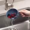 Zeal G300K Colander, Melamine, Provence Blue
