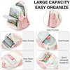 School Backpack for Girls, 3PCS Laptop Backpack 15.6 Inch with