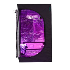 Oppolite Hydroponic 24"X24"X48" Indoor Grow Tent Kit W/Analog Timer+Humidity Monitor+Bonsai Shear+5'X15' Net Treill+Grow Light Hangers for Indoor Plant Growing (24"X24"X48")