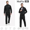 MoFiz Mens Fleece Sweat Suits 2 Piece Set Activewear Full