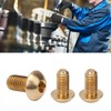 50Pcs Round Hex Socket Screw Copper Fastener Hardware Tools Industrial