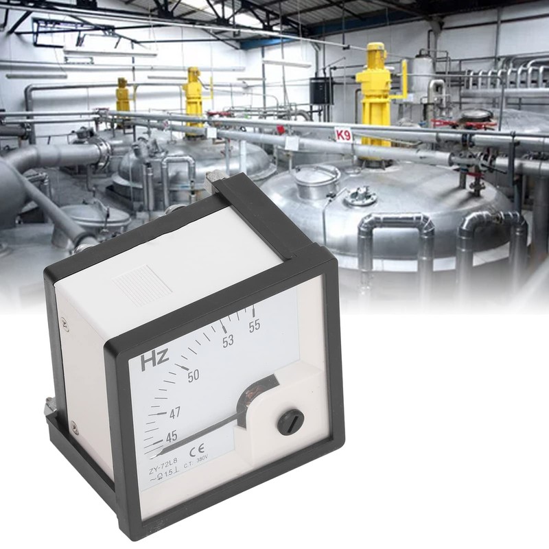 Frequency Display Meter 45 to 55Hz 1.5 Class Accuracy 72X72mm