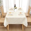 Homaxy Table Cloth Rectangular 100x140 cm, Washable Polyester Jacquard Tablecloth,