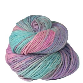 Silk Wool Blend Yarn Singles - Merino Silk Yarn, Sport/DK Weight | 200+ Yards Hand-Dyed | 100gx1 Count | 100 Grams|Ganges |Luxuriously Soft and Strong for Knitting and Crocheting Projects