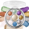 UCANBE 03 Enchanted Gemstone Baked Eye Shadow & Highlight Palette,