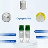 CryoKING 2.0ml 500 Pcs Plasitic Cryovials, External Thread Lab Vials