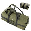 Duffle Bag Travel Luggage with Wheels: Large Rolling Backpack Foldable