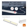 Maíz Lampara Sensor De Movimiento Recargable Usb 10 Focos Led