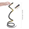Homdipoo Realistic Fake Rubber Snake Toys Black Fake Snakes That