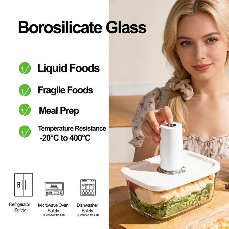 CABIBOX Compact Vacuum Sealer for Food(Powerful Handheld Vacuum Sealer Machine+