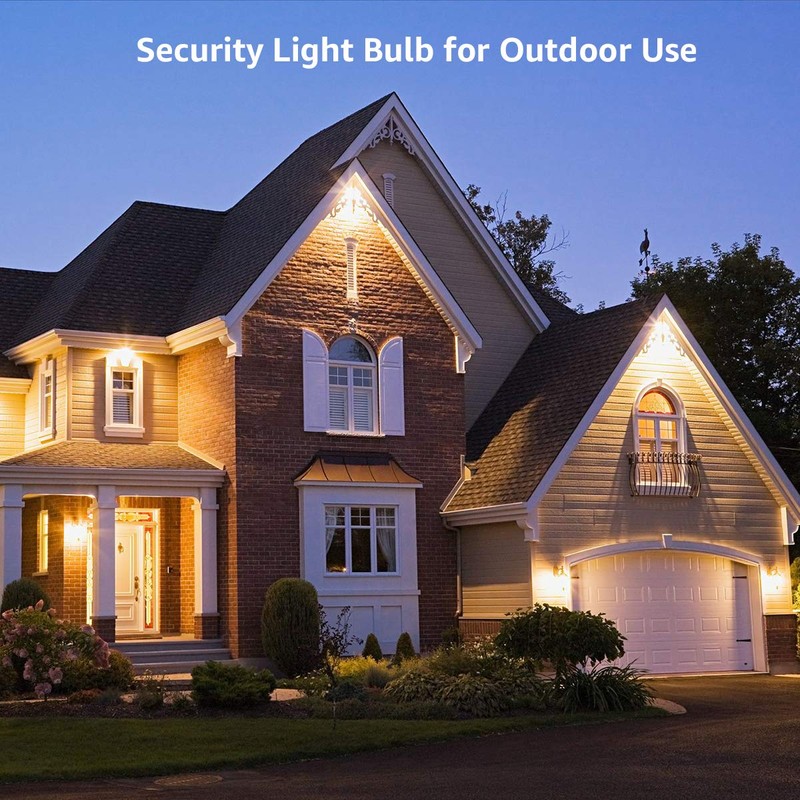 Lepro Dusk to Dawn Light Bulbs Outdoor Lighting, Auto On/Off,