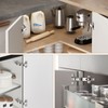 2 Pairs European Style Hidden Concealed 165 Degree Corner Kitchen