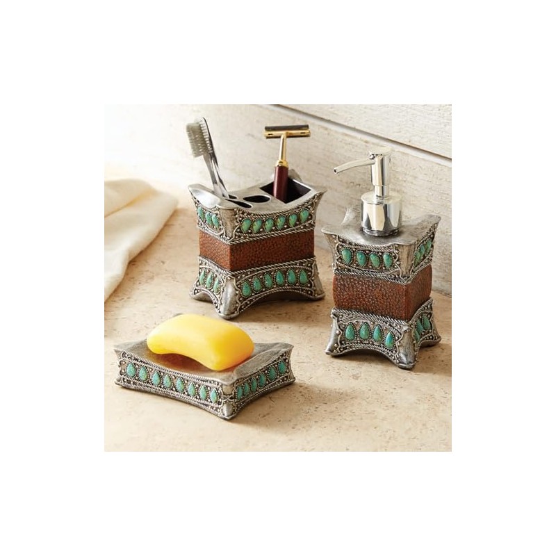 Tribal Turquoise Bath Accessories